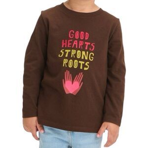 NEW Cat & Jack 2Pc Top Bundle Burgundy Sweater/Brown T-Shirt 4T